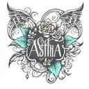 aastha name tattoo tattoo design idea