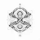 Infinity Symbol tattoo design idea