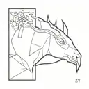 Zach Bryan inspired tattoo tattoo design idea