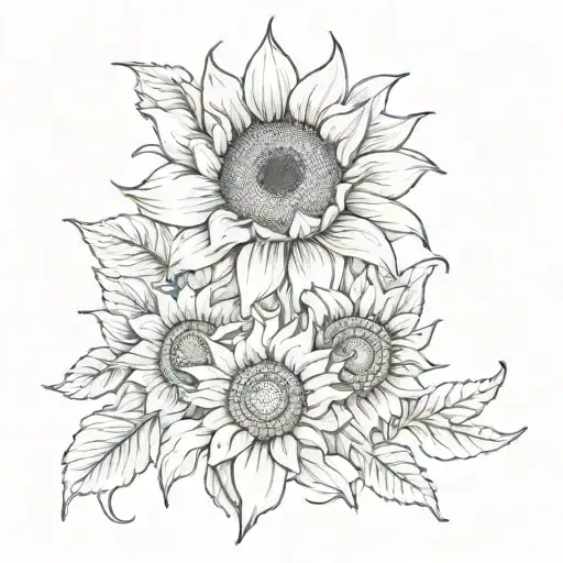 spinal tattoo design that says "floresça aonde Deus te plantar" with a sunflower tattoo design idea