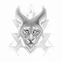 based on strength tarot card tattoo design idea