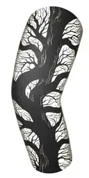 tree bark arm sleeve tattoo design idea