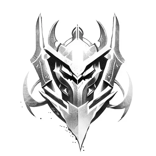 "Dota 2 Templar Assasin" Portrait Arm Tattoo  tattoo design idea