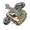 Paul walker supra mk4 tattoo design idea