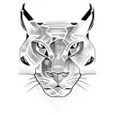 Panther tattoo design idea