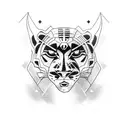 Panther tattoo design idea