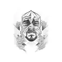 post malone tattoo design idea