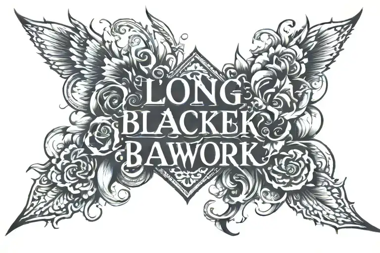 Long live AJ tattoo design idea