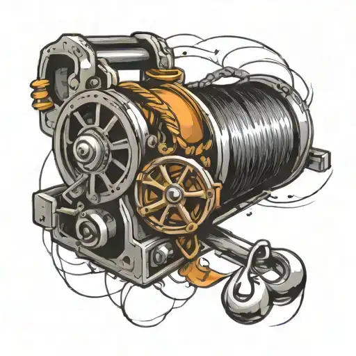 winch tattoo design idea