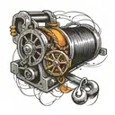 winch tattoo design idea