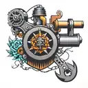 winch tattoo design idea