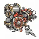 winch tattoo design idea
