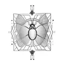 ladybug tattoo design idea