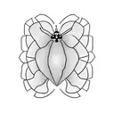 ladybug tattoo design idea