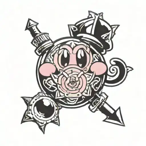 kirby tattoo design idea
