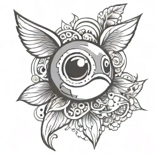 kirby tattoo design idea