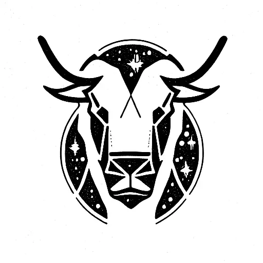 Taurus leo tattoo design idea