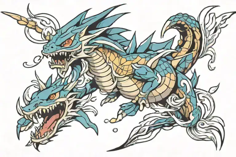 Gyarados tattoo design idea