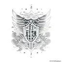 Wing of cuban FAR pilot  tattoo design idea