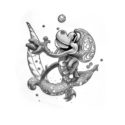 yoshi tattoo design idea