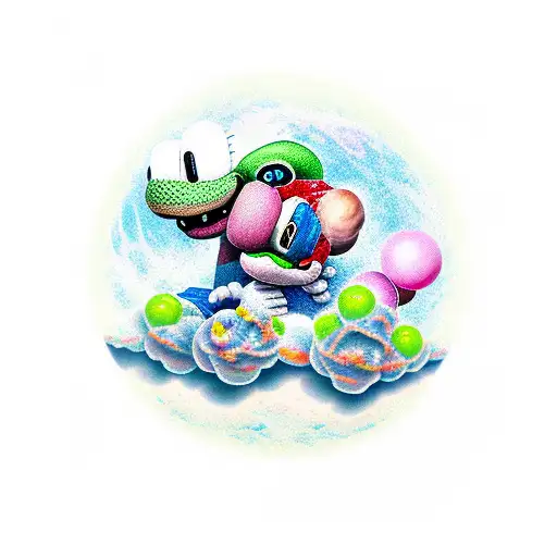 yoshi tattoo design idea