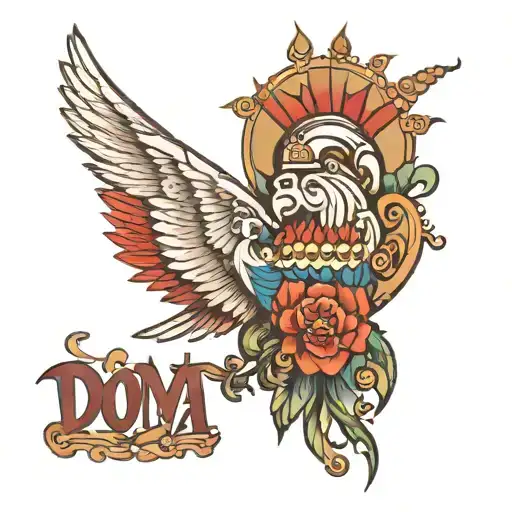 something to do with the Dominican Republic and its culture and about my mother tattoo design idea