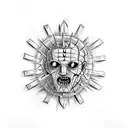 hellraiser  tattoo design idea