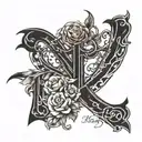 Write the name "ISSA 75" with style and without any drawing tattoo design idea