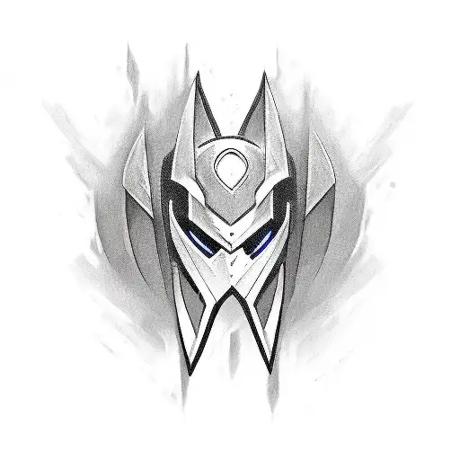 jhin from lol tattoo design idea