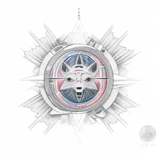 Dark Side of the moon  tattoo design idea