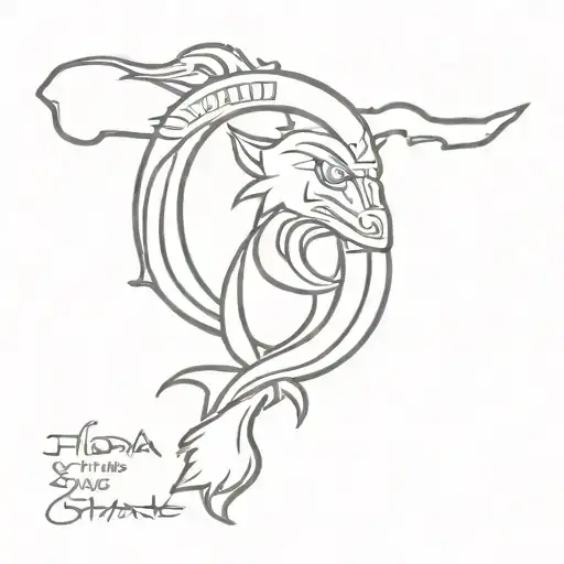 Florida state tattoo design idea