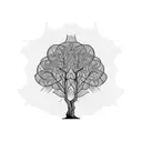 willow tree tattoo design idea