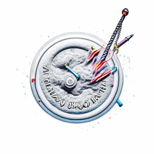 ketamine tattoo design idea