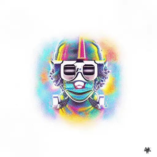 ketamine boogie tattoo design idea