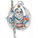 arma medieval tattoo design idea