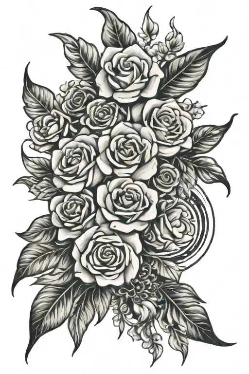 growth, loss, love, family, change, restart tattoo design idea