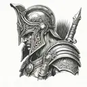 ares getting ready tattoo design idea