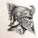 ares getting ready tattoo design idea