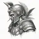 ares getting ready tattoo design idea