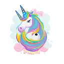 chubby unicorn tattoo design idea
