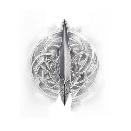 Narsil Sword tattoo design idea