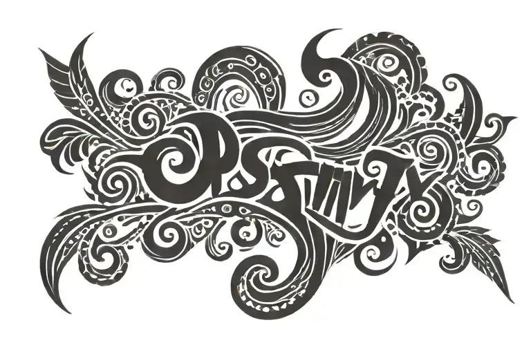 дата 02 07 1993 written sign of Positivity tattoo design idea