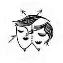 Gemini virgo tattoo design idea