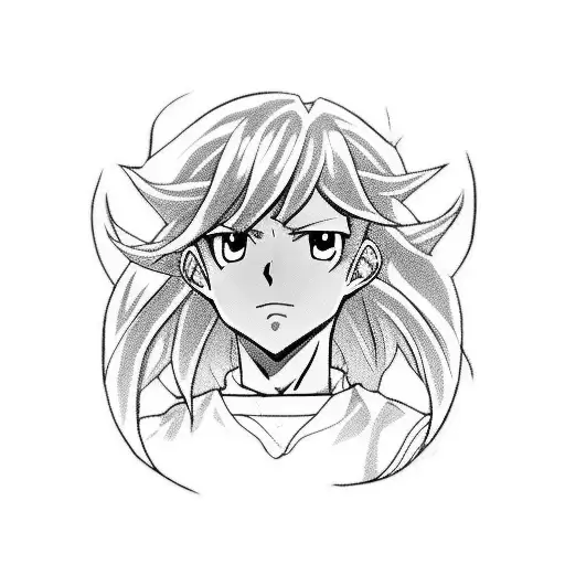 Anime character from Inazuma Eleven with a football tattoo design idea