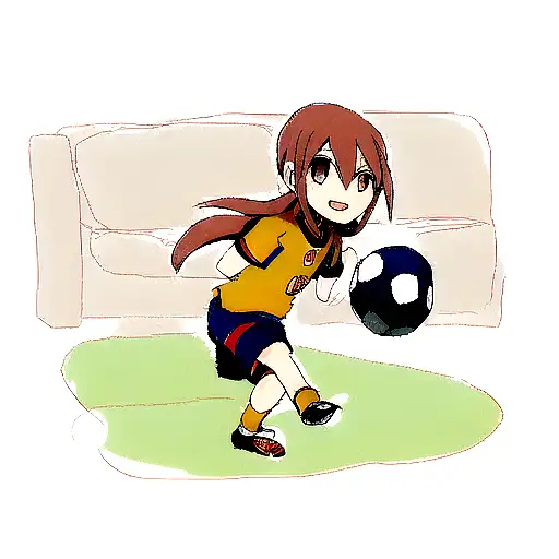 Anime character from Inazuma Eleven with a football tattoo design idea