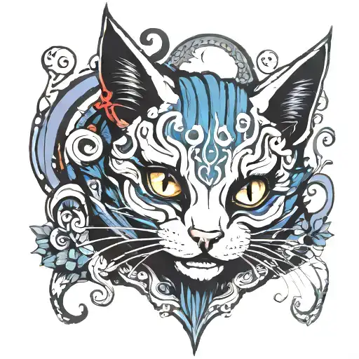 Alice madness returns chesire cat  tattoo design idea