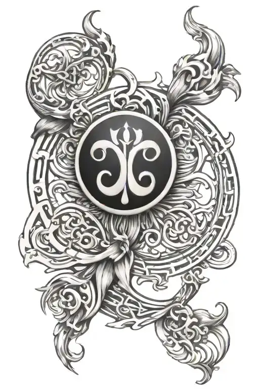 twins zodiac flame belarus symbols tattoo design idea