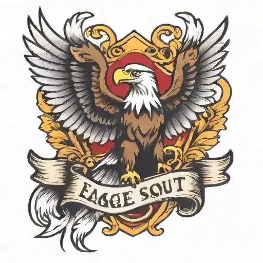 Eagle Scout  tattoo design idea