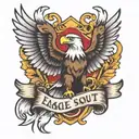 Eagle Scout  tattoo design idea