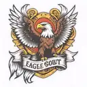 Eagle Scout  tattoo design idea